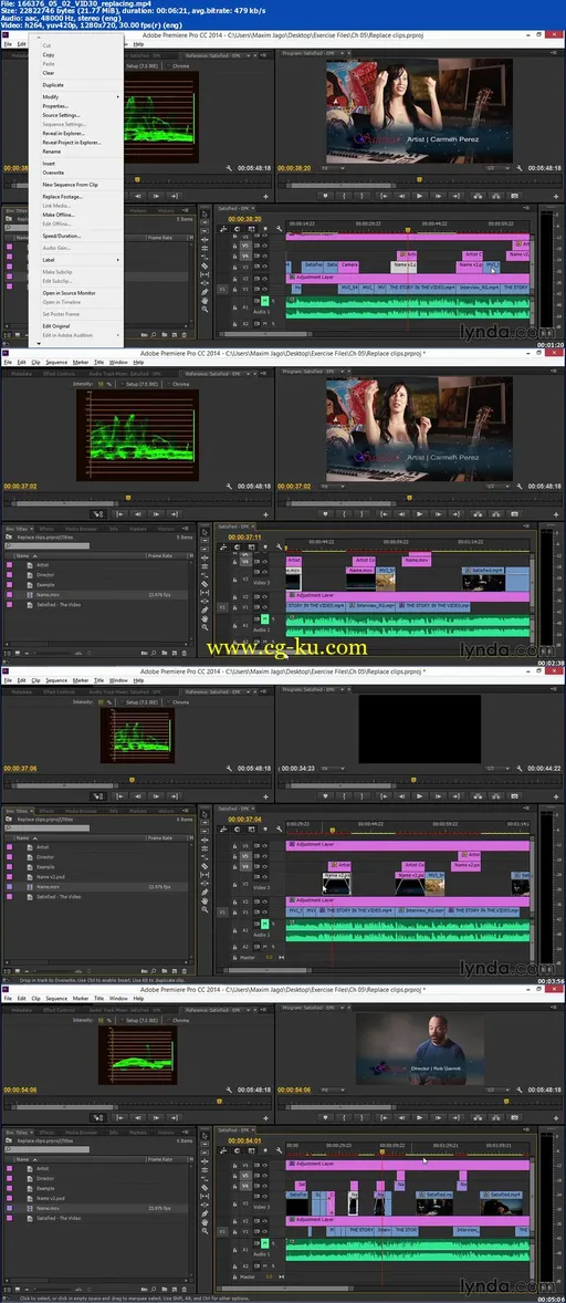 Lynda – EPK Editing Workflows 05: Titles, Graphics, and Output的图片2