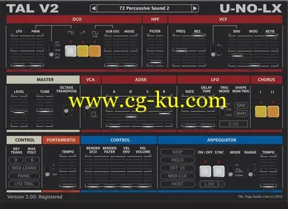 Togu Audio Line TAL-U-NO-LX v2.52 WiN MacOSX的图片1