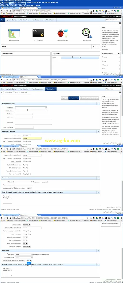 InfiniteSkills – Learning Oracle Application Express Training Video的图片2