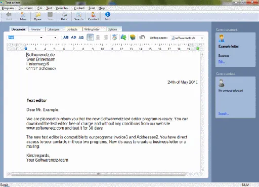Softwarenetz Text editor 1.26 Multilingual的图片1
