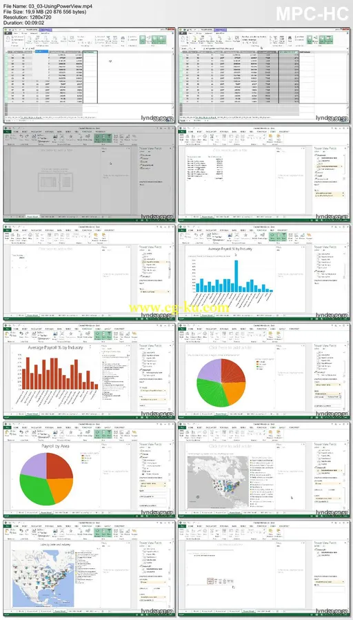 Lynda – Up and Running with Power Pivot and SharePoint 2013的图片2