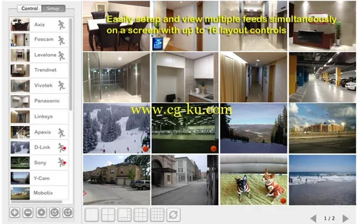 UNetCams Multicam Monitor v1.5 MacOSX的图片1