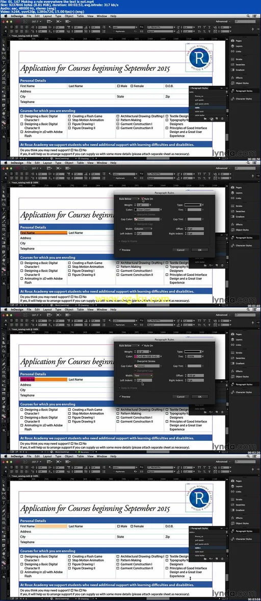 Lynda – InDesign Secrets (Updated Nov 06, 2014)的图片2 Lynda – InDesign Secrets (Updated Nov 06, 2014)的图片2