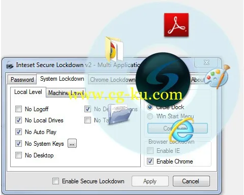Secure Lockdown 2.0 Build 2.00.130 Multi Application Edition的图片2