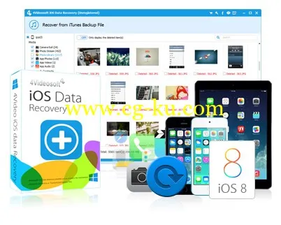 4Videosoft iOS Data Recovery 8.0.38 Multilingual的图片1