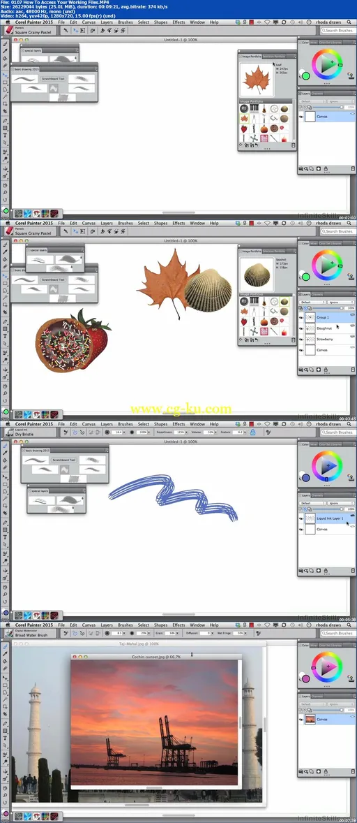 InfiniteSkills – Learning Corel Painter 2015 Training Video的图片2