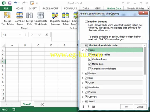AbleBits Ultimate Suite for Microsoft Excel 2014.3.5.339的图片1