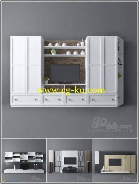 3darcshop TV & Media Furniture 01-64的图片1