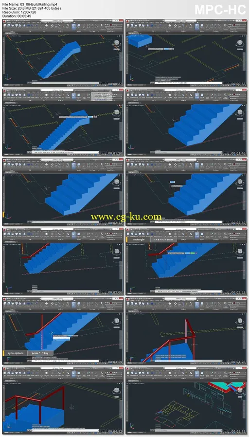 Lynda – 3D Architectural Modeling with AutoCAD的图片1