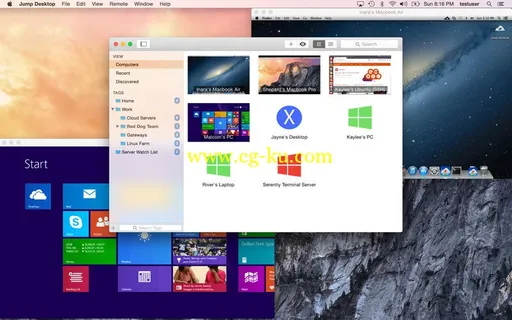 Jump Desktop Remote Desktop RDP VNC v5.0.2 MacOSX的图片1