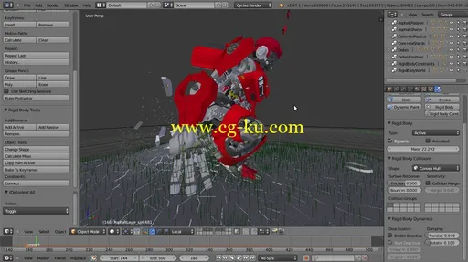 (Blender变压特效制作教程)CGCookie – Transformer VFX in Blender的图片1