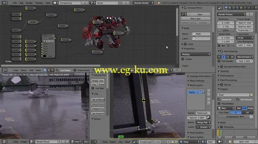 (Blender变压特效制作教程)CGCookie – Transformer VFX in Blender的图片3