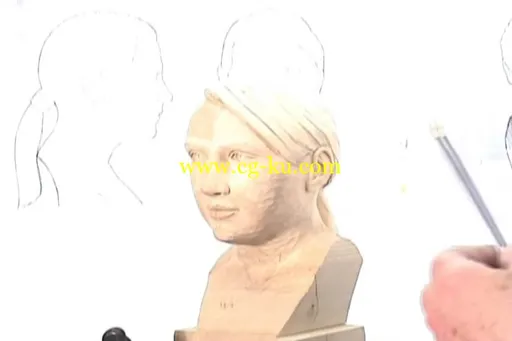 Carving a Female Head的图片3