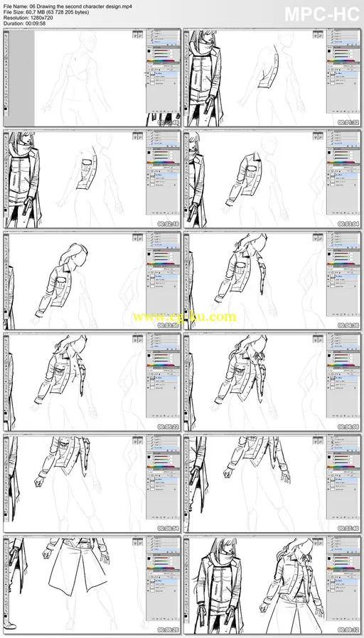 Dixxl Tuxxs – Creating Female Character Thumbnails in Photoshop的图片2