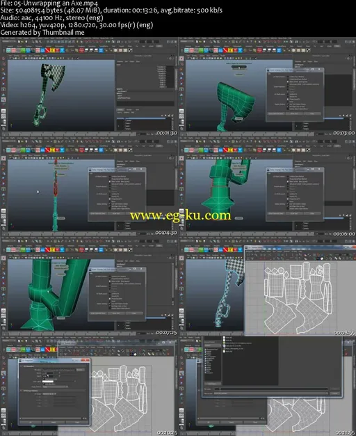 3DMotive – UV Unwrapping in Maya的图片2