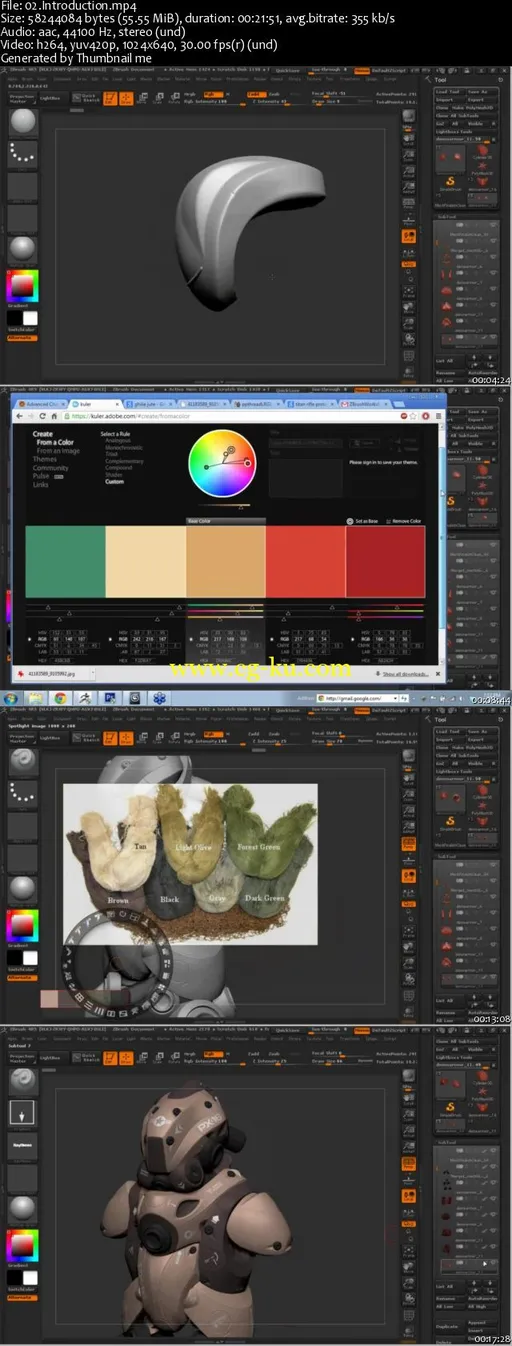 ZBrushworkshops – Detailing And Rigging In ZBrush And 3DS Max的图片2