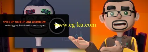 C4D创建灵活的口唇同步绑定教程 Dixxl Tuxxs – Creating a Flexible Lip Syncing Rig in CINEMA 4D的图片1