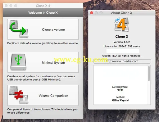 Clone X 4.3.2 MacOSX的图片2