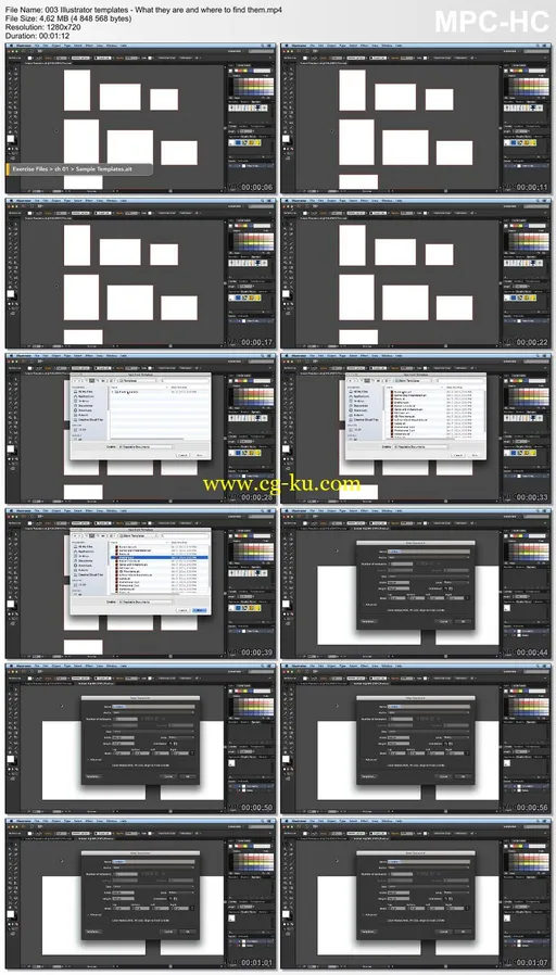 Lynda – Designing Templates with Illustrator的图片2
