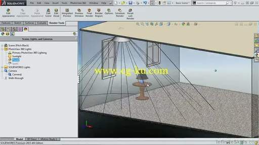 InfiniteSkills – Mastering SolidWorks 2015 – Rendering and Visualization的图片3