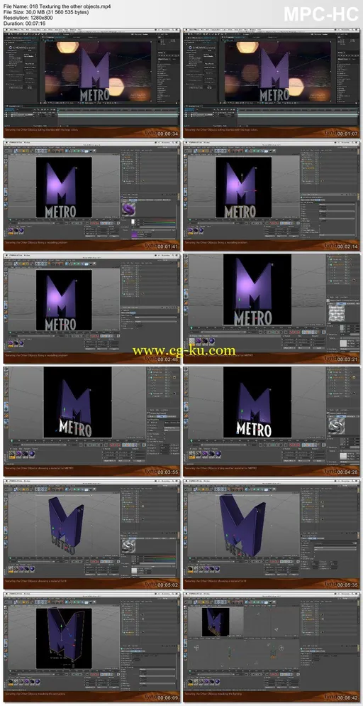 Lynda – Creating Flying Logos with After Effects and CINEMA 4D Lite的图片2