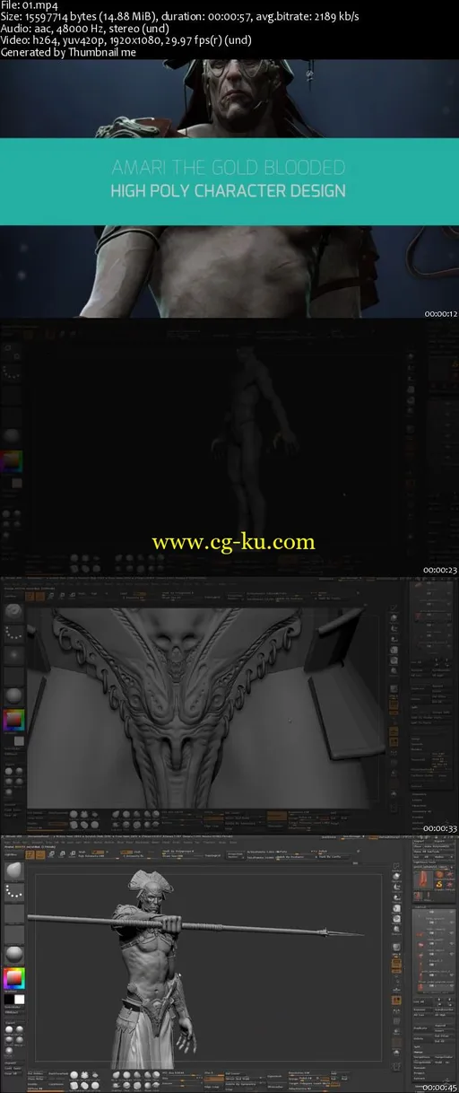 Cubebrush – High Poly Character Design的图片2