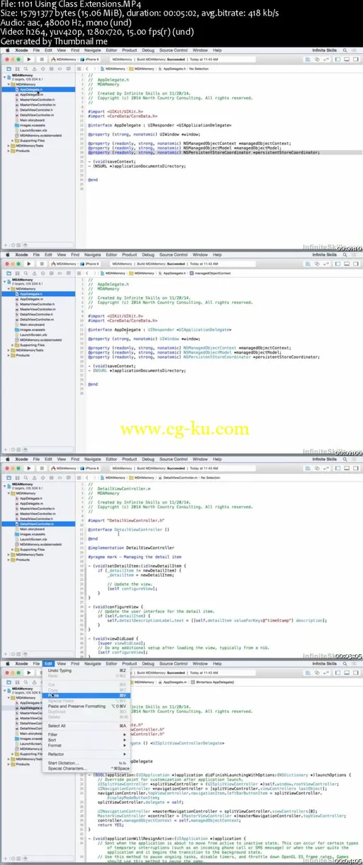 InfiniteSkills – Learning Objective-C Programming Training Video的图片2