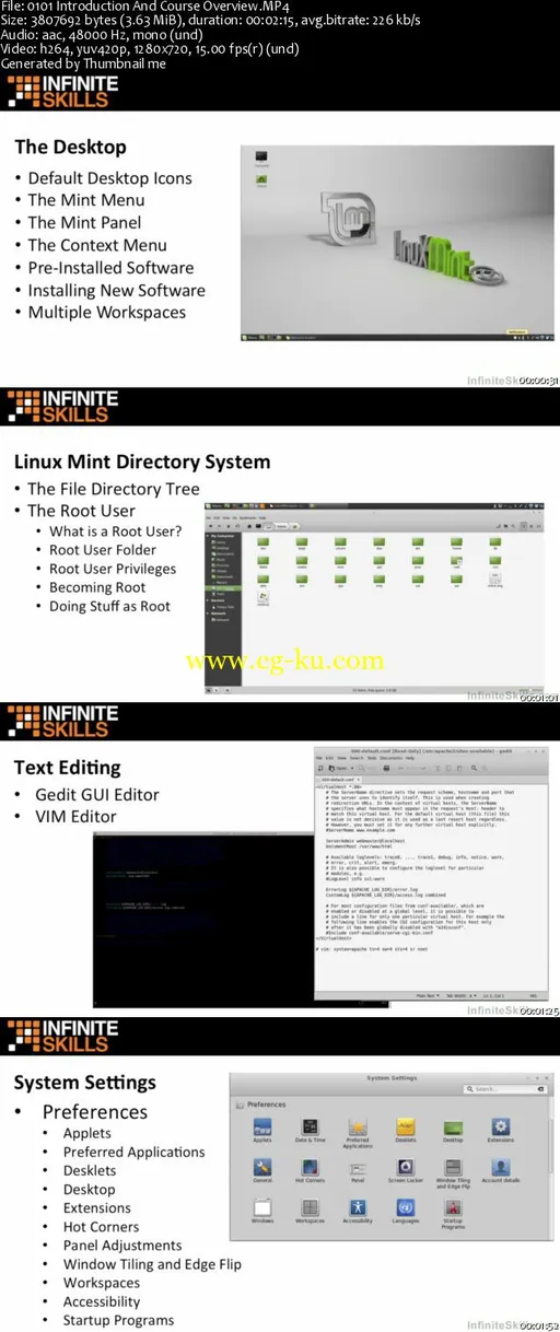 InfiniteSkills – Learning Linux Mint Training Video的图片2