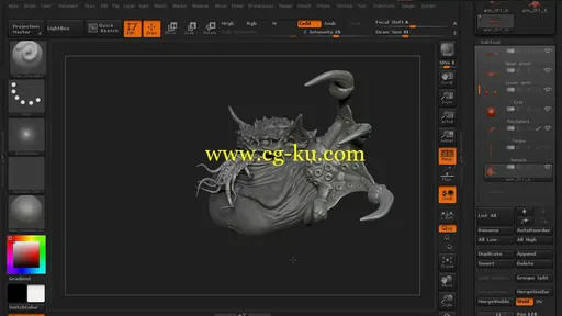 3DMotive – Monster Sculpting-Tsathoggua Vol 3 (2015)的图片3