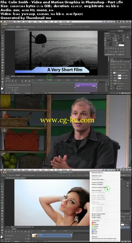 Photoshop单反影像制作视频教程 creativeLIVE – Video and Motion Graphics in Photoshop的图片2