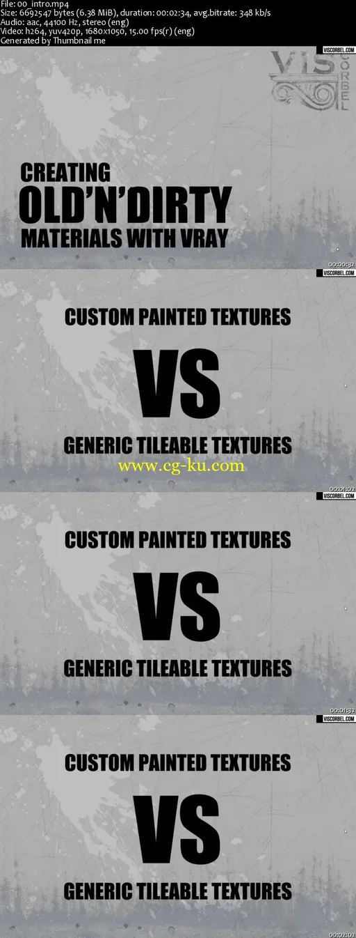 Viscorbel – Creating Old’N’Dirty V-Ray Materials的图片2