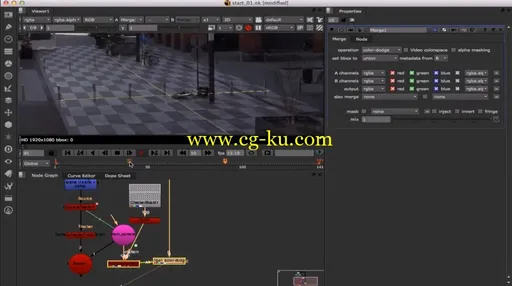 未来的街景合成 Dixxl Tuxxs – Compositing a Futuristic Street Scene in NUKEX的图片2