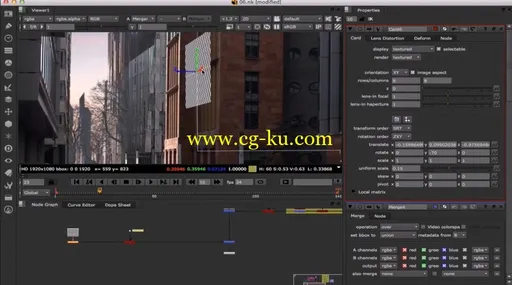 未来的街景合成 Dixxl Tuxxs – Compositing a Futuristic Street Scene in NUKEX的图片4