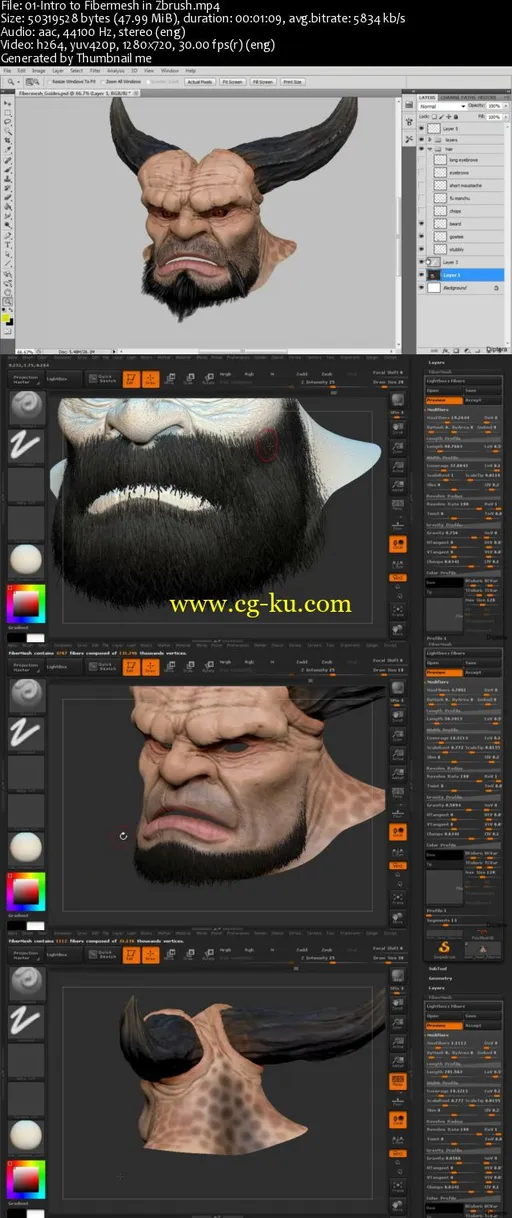 Introduction to Fibremesh in ZBrush Volume 2的图片1