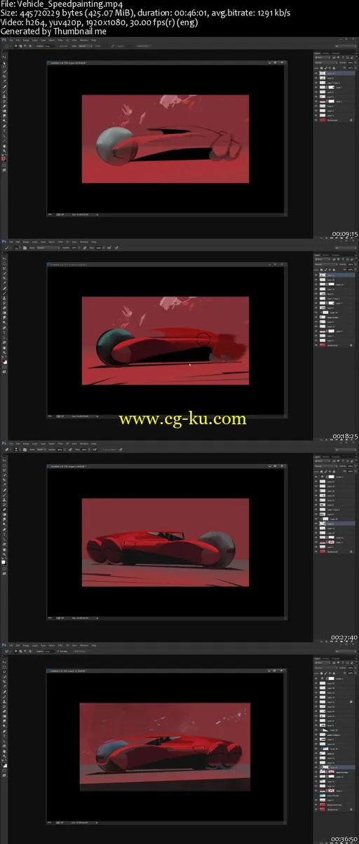 Gumroad – Vehicle Speed Painting 1 by Maciej Kuciara的图片2