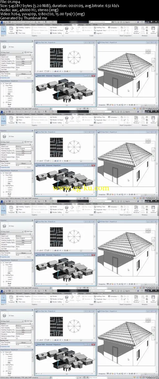 InfiniteSkills – Revit Architecture – Roof Design Training Video的图片1