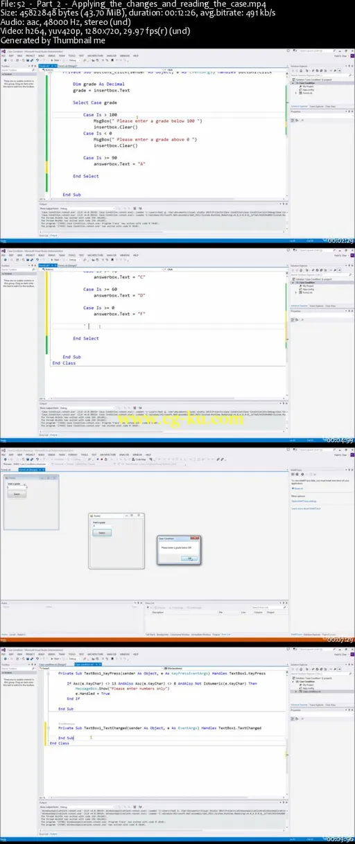 9 hours Creating Apps using Visual Basic 2013 Tutorial的图片2