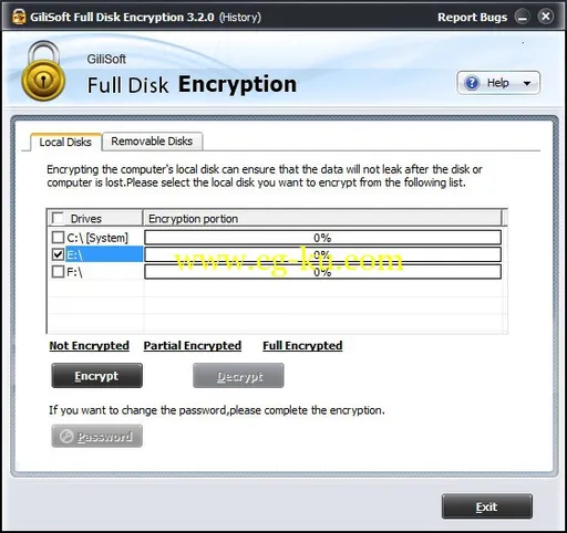 Gilisoft Full Disk Encryption 3.7.0的图片1