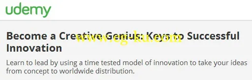 Become a Creative Genius: Keys to Successful Innovation的图片1