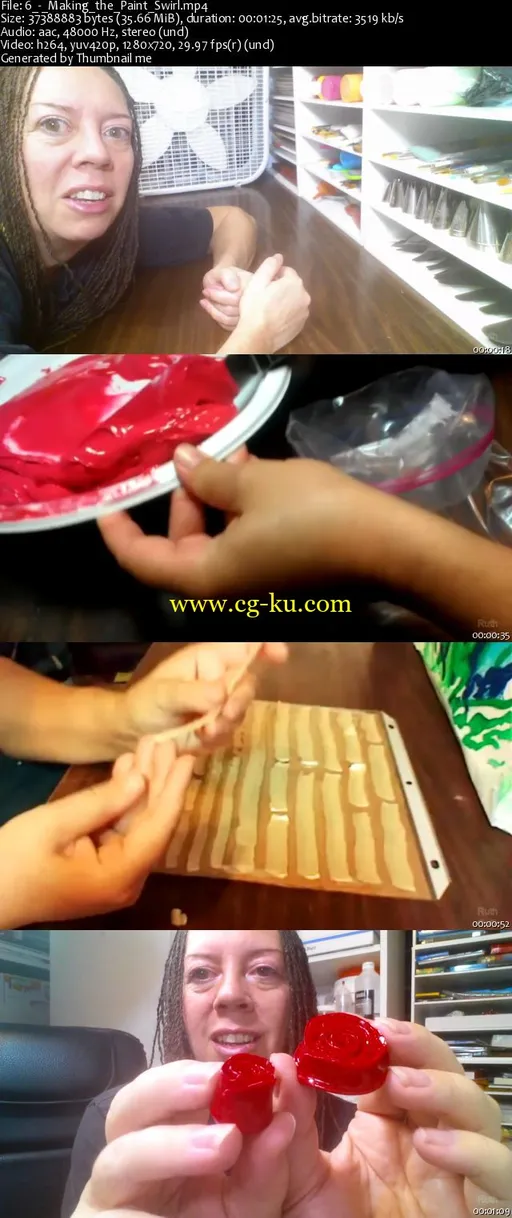 Make 3D Paint Swirl Roses的图片1