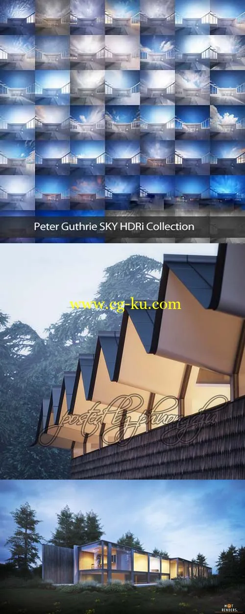 Peter Guthrie SKY HDRi Collection 天空全景HDRI合集的图片1