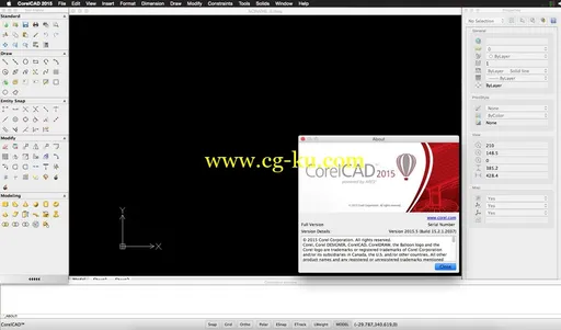 CorelCAD 2015.5 build 15.2.1.2037 MacOSX的图片2