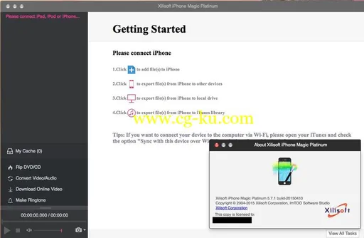 Xilisoft iPhone Magic Platinum 5.7.23 Multilangual Mac OS X的图片2