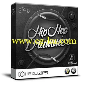 HexLoops Hip Hop Drummer WAV的图片1