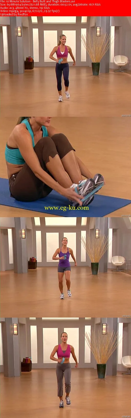 10 Minute Solution – Belly, Butt And Thigh Blaster With Sculpting Loop [DVD]的图片2