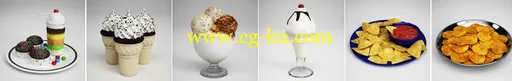 CGAxis Volume 13 MAX + C4D: Party Collection 生日/派对模型的图片2