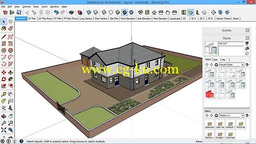 Lynda – SketchUp for Architecture: LayOut的图片2