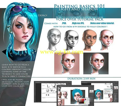 Painting Basics 101: Light and Shadow by sakimichan的图片1