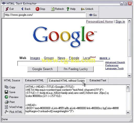 HTML Text Extractor 1.5的图片1