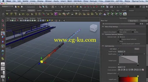 Dixxl Tuxxs – Creating a Game-Ready Sci-Fi Environment in Maya 创建游戏准备环境的图片4